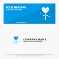 Heart, Love, ValentineÃÂ¢Ã¢âÂ¬Ã¢âÂ¢s Day, Valentine, SOlid Icon Website Banner and Business Logo Template